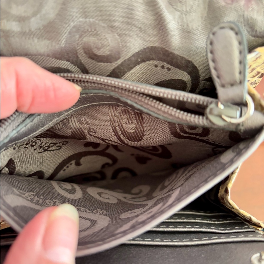 Brighton Python Mini Nolita Organizer Crossbody B… - image 9